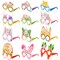 36 Pcs Happy Easter Party Paper Glasses Frame Bulk 7 Inch Easter Glasses Bunny Ears Chick Eggs Decoration Photo Booth Props Basket Stuffers for Adult Eyeglasses Party Favor